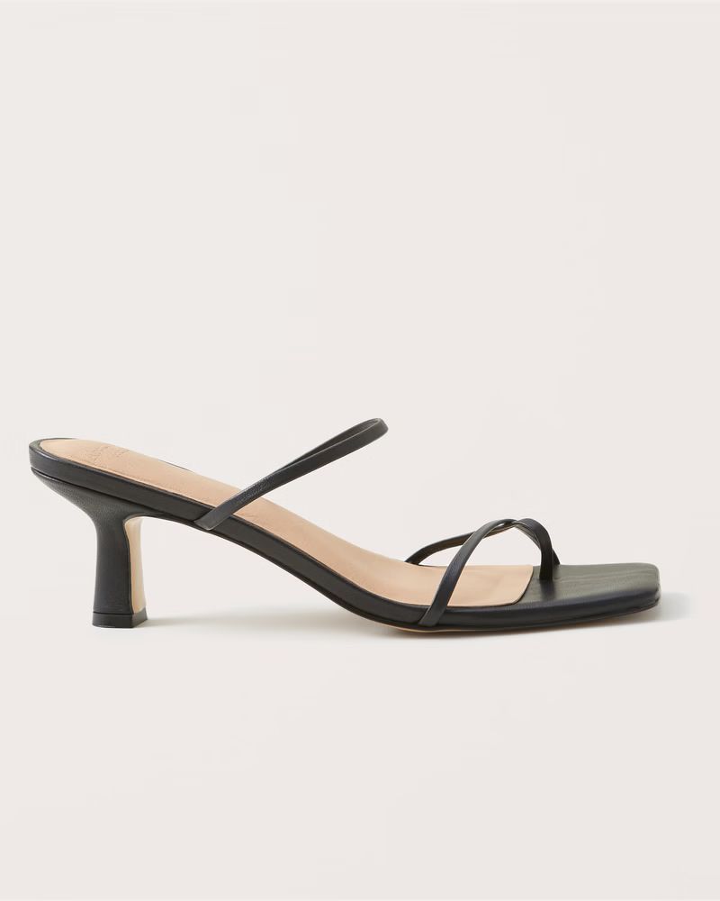 Amery Heeled Strappy Sandals | Abercrombie & Fitch (US)