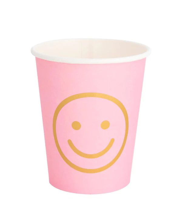 Oh Happy Day Blush Smiley Cups | Oh Happy Day Shop