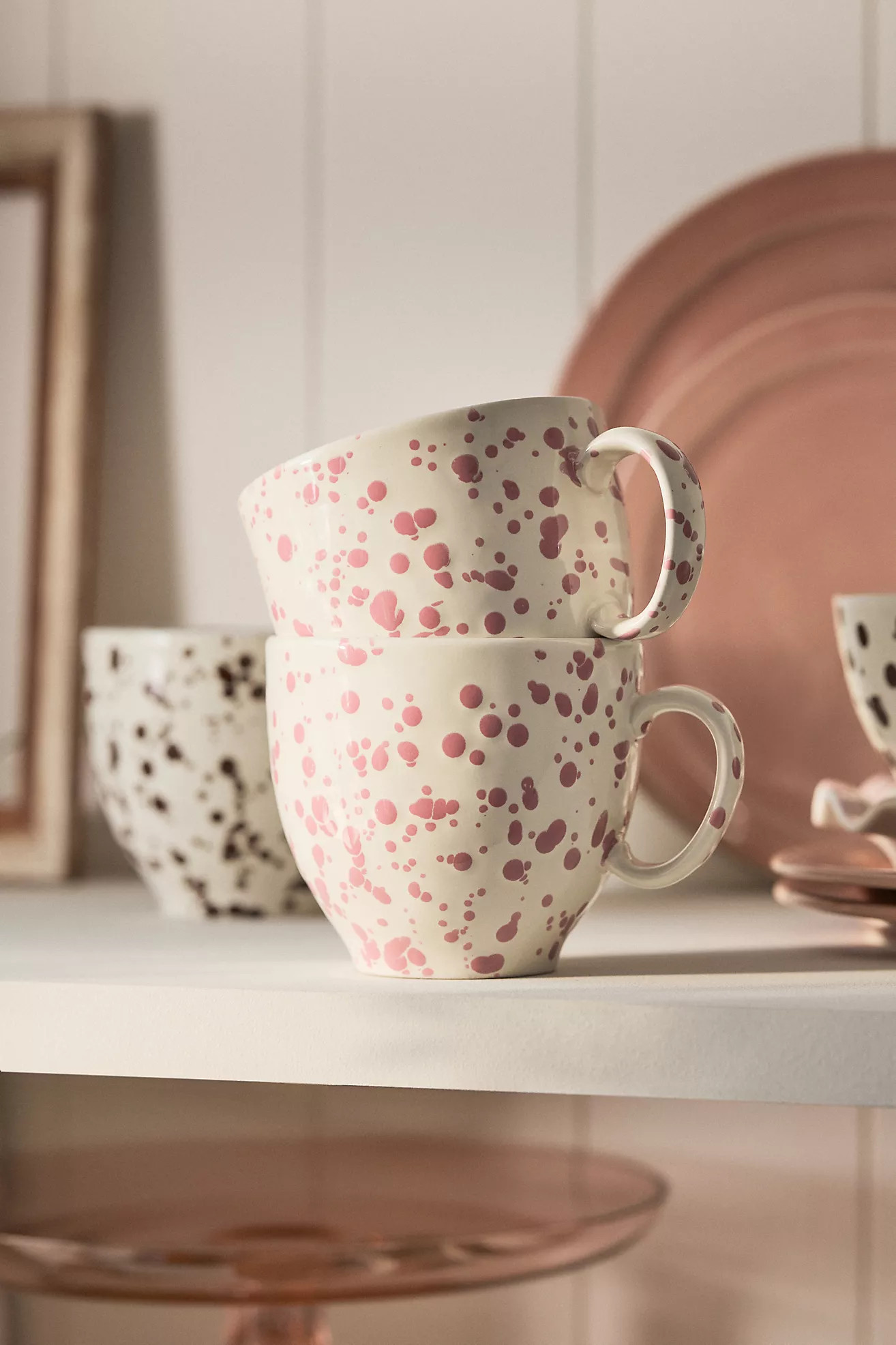 Splatter Portuguese Stoneware Mug | Anthropologie (US)