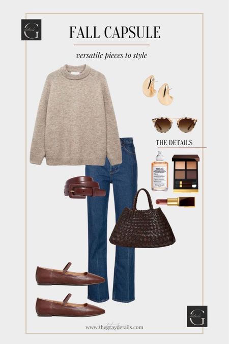 Thanksgiving outfit from my fall capsule wardrobe! 

Ballet flats
Jeans
Mango sweater
Brown bag
Madewell outfit

#LTKover40 #LTKHoliday #LTKstyletip