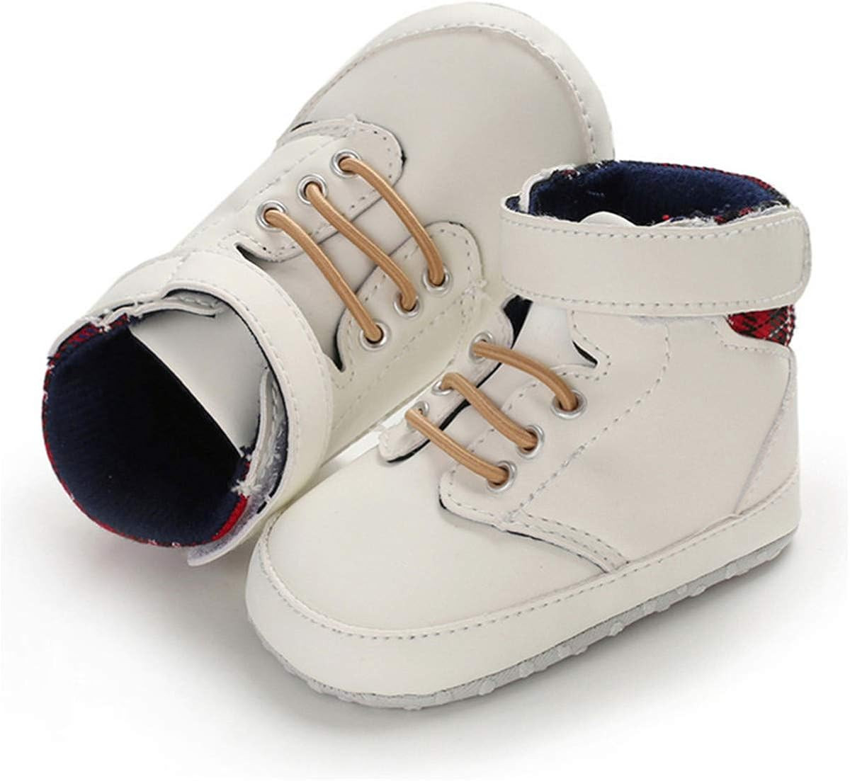 LAFEGEN Baby Boys Girls Shoes Soft Anti-Slip Sole Canvas Sneakers Toddler High Top First Walkers ... | Amazon (US)