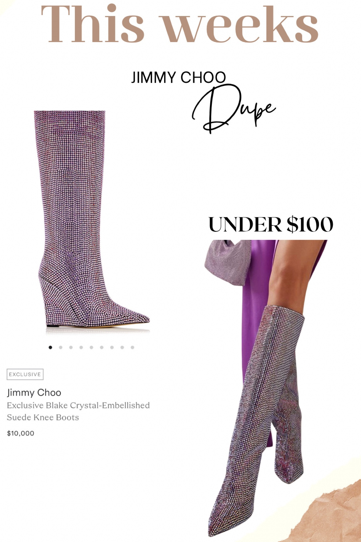 JIMMY CHOO dupes!! 

#LTKFind #LTKunder100 #LTKfit