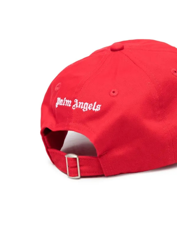Palm Angels logo-print Baseball Cap - Farfetch | Farfetch Global