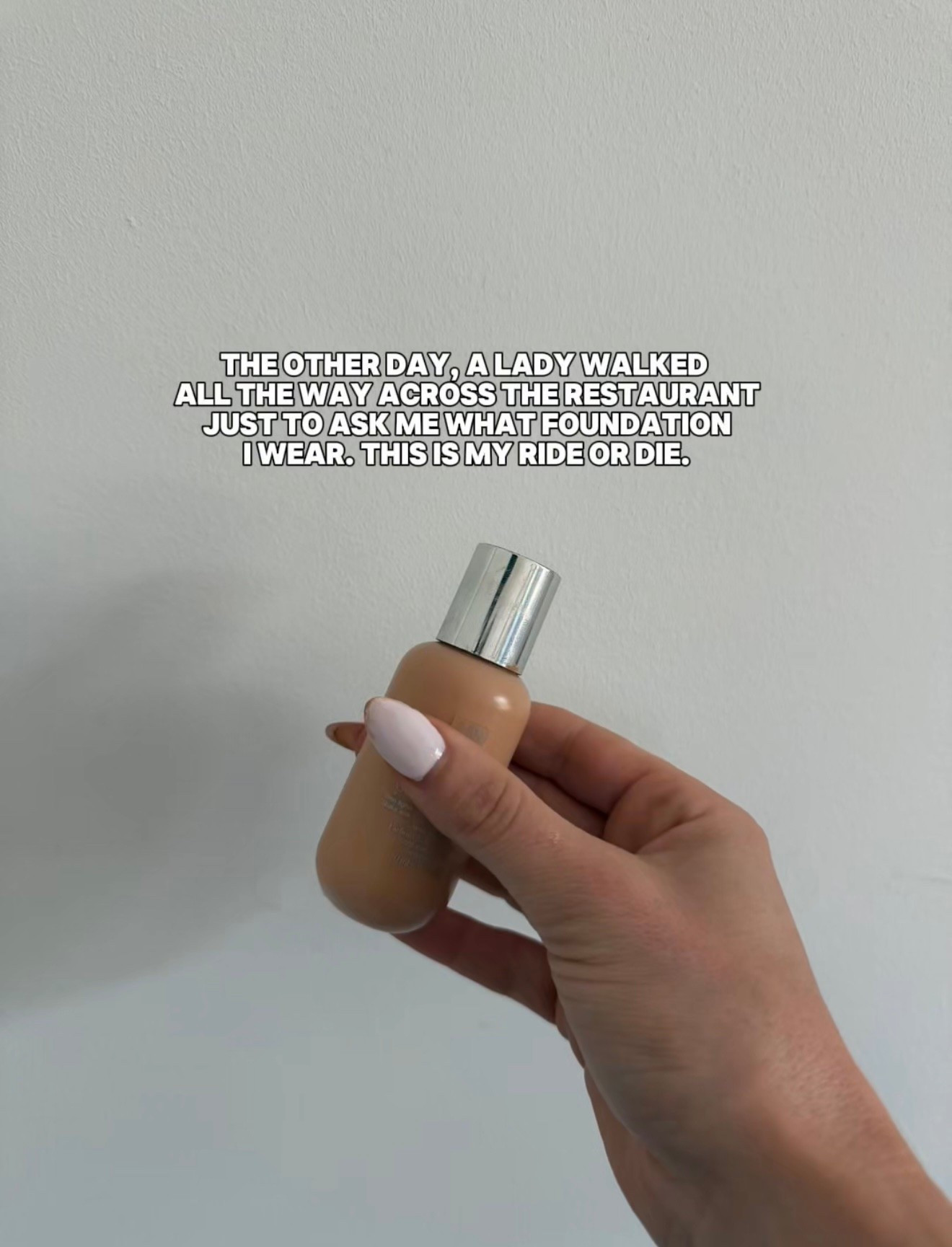 This is the foundation I use every single day. The lady really did walk all the way across the restaurant just to ask me what foundation I use. And it was funny to learn that she is a YouTuber beauty expert. So it was quite the compliment. I use shade 2.5n. Port of the Sephora sale 
￼

#LTKSaleAlert #LTKOver40 #LTKBeauty