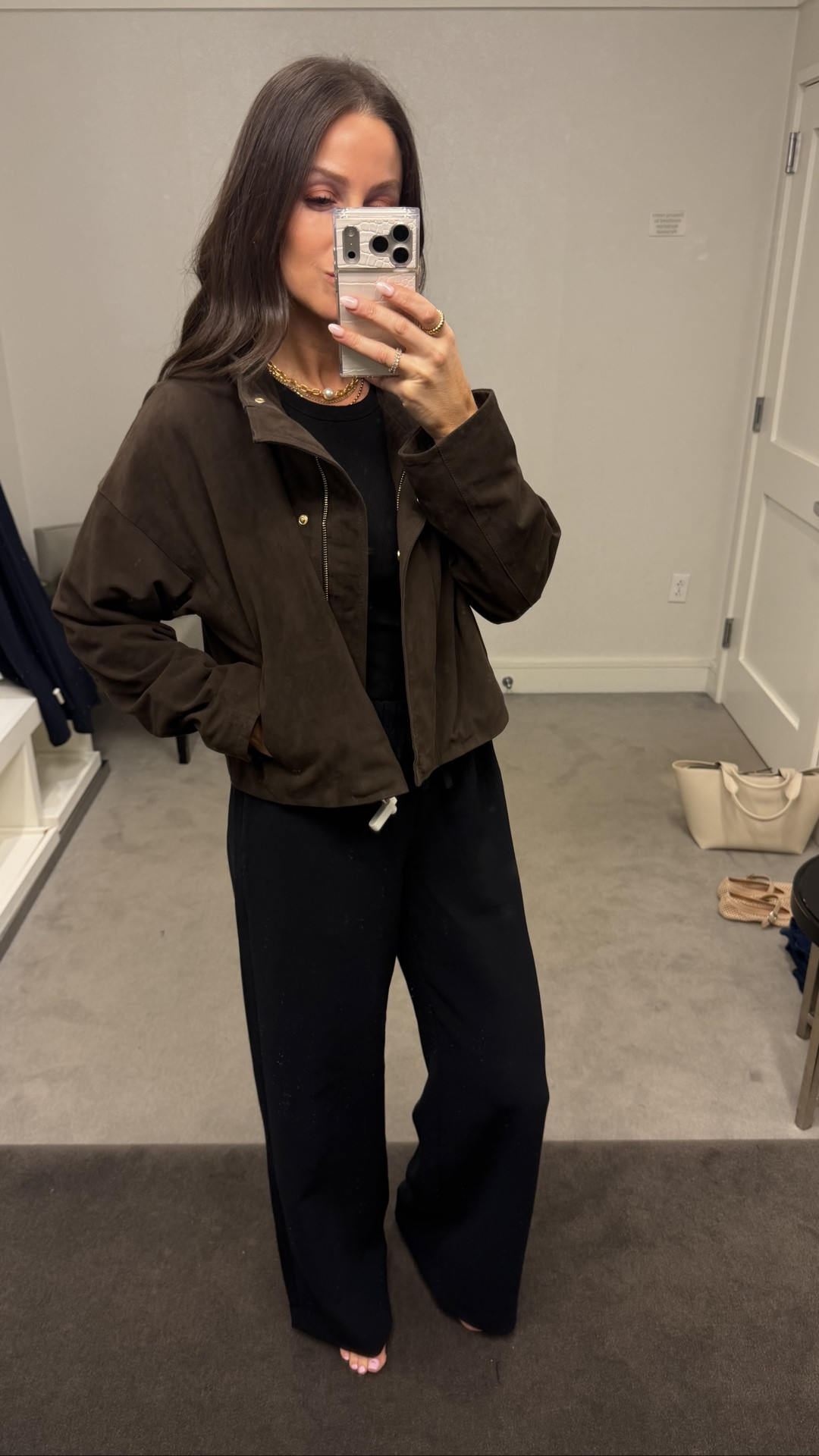 A jacket you’ll have forever. This is my true size small.

#LTKSaleAlert