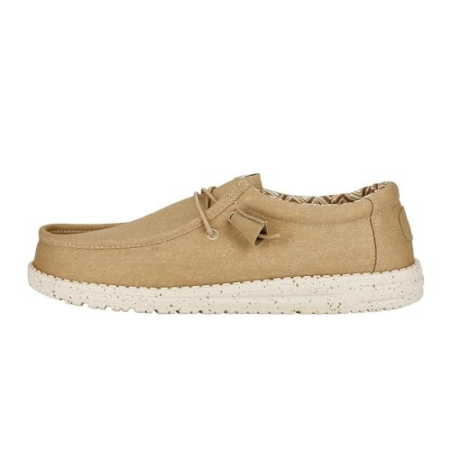 HEYDUDE Men's Wally Stretch Canvas Tan | Amazon (US)