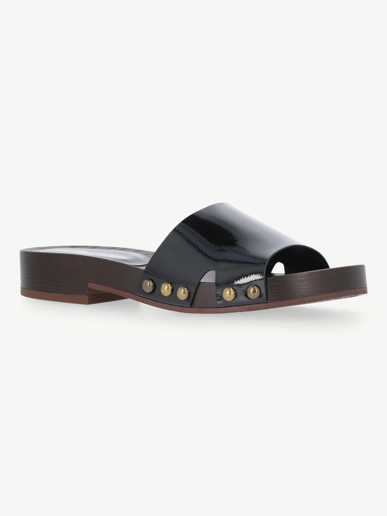 No Boundaries Studded Clog Sandals, Women's | Walmart (US)