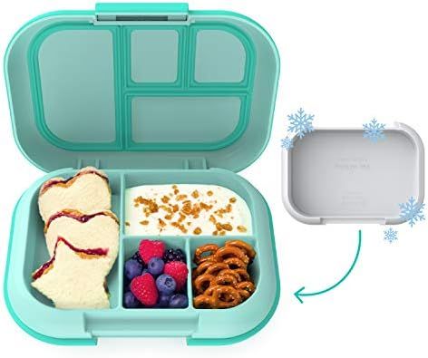 Bentgo® Kids Chill Lunch Box - Bento-Style Lunch Solution with 4 Compartments and Removable Ice ... | Amazon (US)