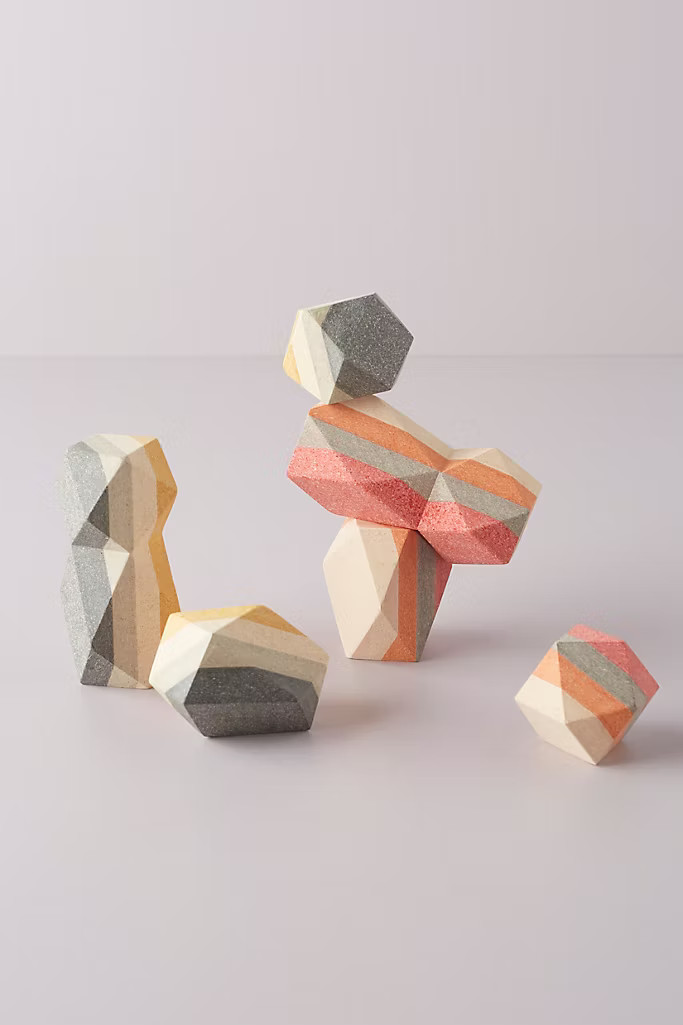 Geo Stacking Rock Toys | Anthropologie (US)