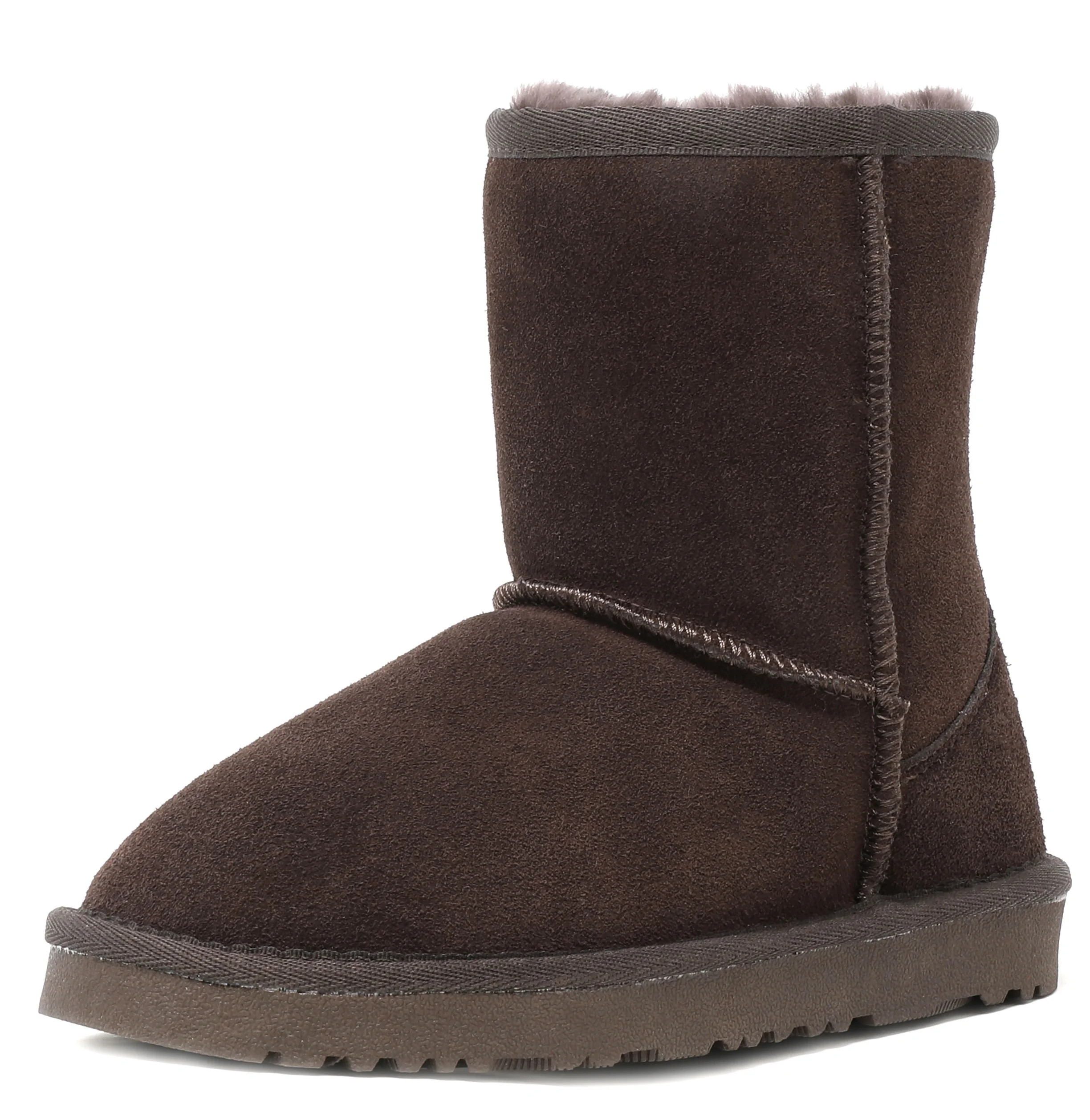 Dream Pairs Winter Snow Boots Kids Boys Girls Toddler Sheepskin Fur Warm Boots Shoes Toddler Warm... | Walmart (US)