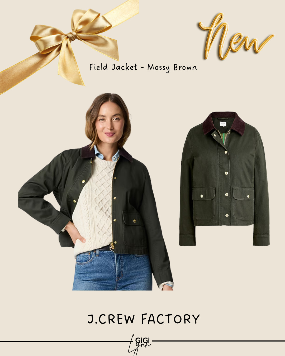🤎 Classic Utility Meets Effortless Style — The J.Crew Factory Field Jacket ✨

The J.Crew Factory Field Jacket in Mossy Brown is a timeless essential that brings heritage-inspired style to your everyday wardrobe. 

Crafted with durable cotton and a flattering tailored fit, this jacket blends classic utility with modern polish. 

The rich mossy brown hue pairs perfectly with denim, sweaters, and boots — making it the ultimate transitional piece from fall to spring. 

With its structured silhouette, functional pockets, and lightweight feel, this jacket delivers versatility, warmth, and understated sophistication for every season. 

A true wardrobe workhorse — effortlessly chic and endlessly wearable. 🍂

#JCrewFactory #FieldJacket #MossyBrown #LTKFallFinds #ClassicStyle #EverydayLuxury #TimelessDesign #WardrobeEssentials #EffortlessStyle #NeutralWardrobe #FallFashion2025 #SmartCasualStyle #UtilityChic #FashionFinds2025 

 #LTKSeasonal #LTKSaleAlert #LTKStyleTip
