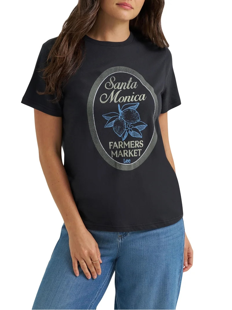 Lee\u00ae Women's Regular Fit Short Sleeve Graphic Tee, Sizes S-3XL | Walmart (US)