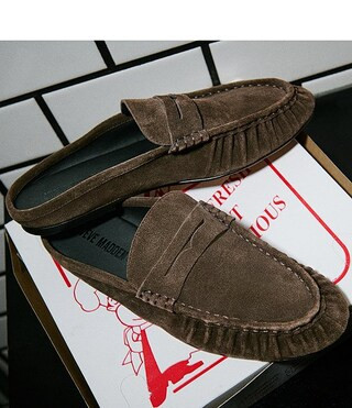 Steve Madden Rafe Suede Penny Loafer Mules | Dillard's | Dillard's