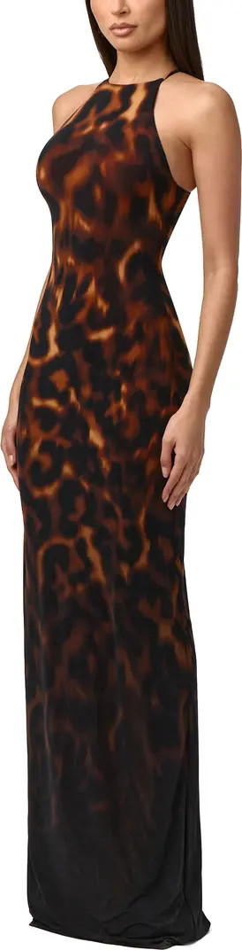 Tortoiseshell Print Maxi Dress | Nordstrom