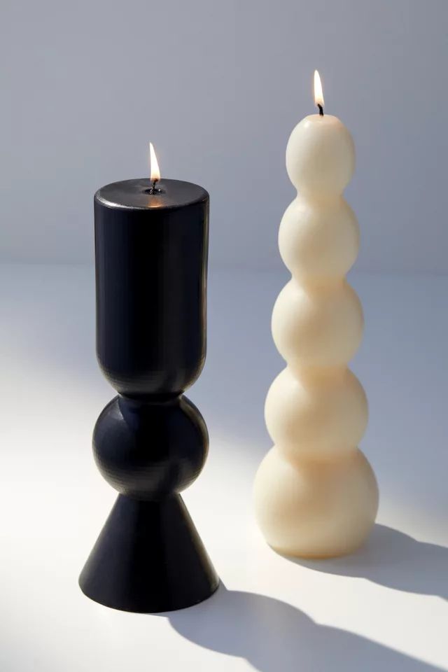 Shaped XL Pillar Candle | Urban Outfitters (US and RoW)