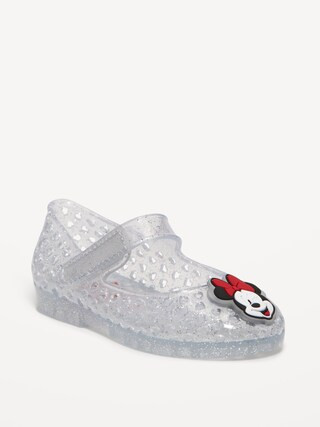 Disney© Minnie Mouse Jelly Mary-Jane Flats for Toddler Girls | Old Navy (US)