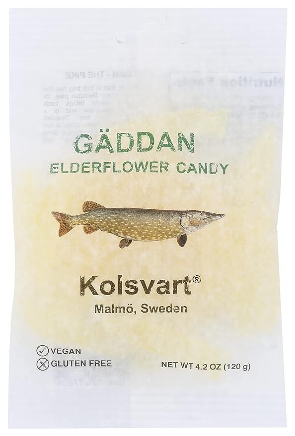 Kolsvart Gaddan Elderflower Candy, 4.2 OZ | Amazon (US)