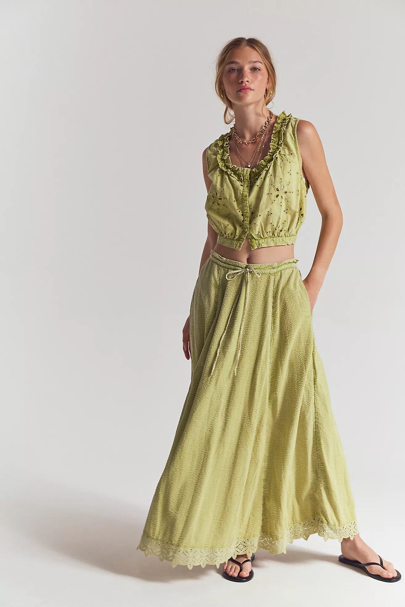 Madelyn Cotton Maxi Skirt Set | Free People (Global - UK&FR Excluded)