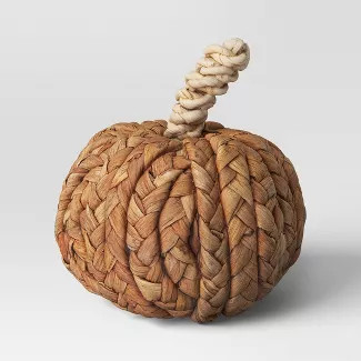 Small Woven Pumpkin Dark Brown - Threshold™ | Target