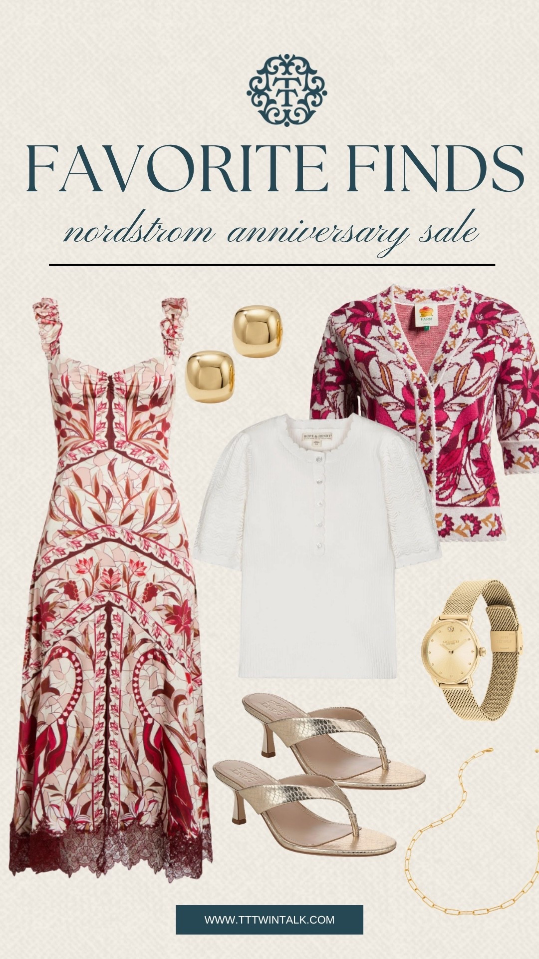 Some pieces instantly catch your eye, and these are the ones I keep coming back to. From the stunning floral midi dress and cozy knit cardigan to timeless gold accessories and elegant heels, every item feels polished and easy to style. Whether you're refreshing your wardrobe or investing in classic staples, these Nordstrom Anniversary Sale favorites are worth a closer look.

#LTKOver40 #LTKMidsize #LTKSaleAlert