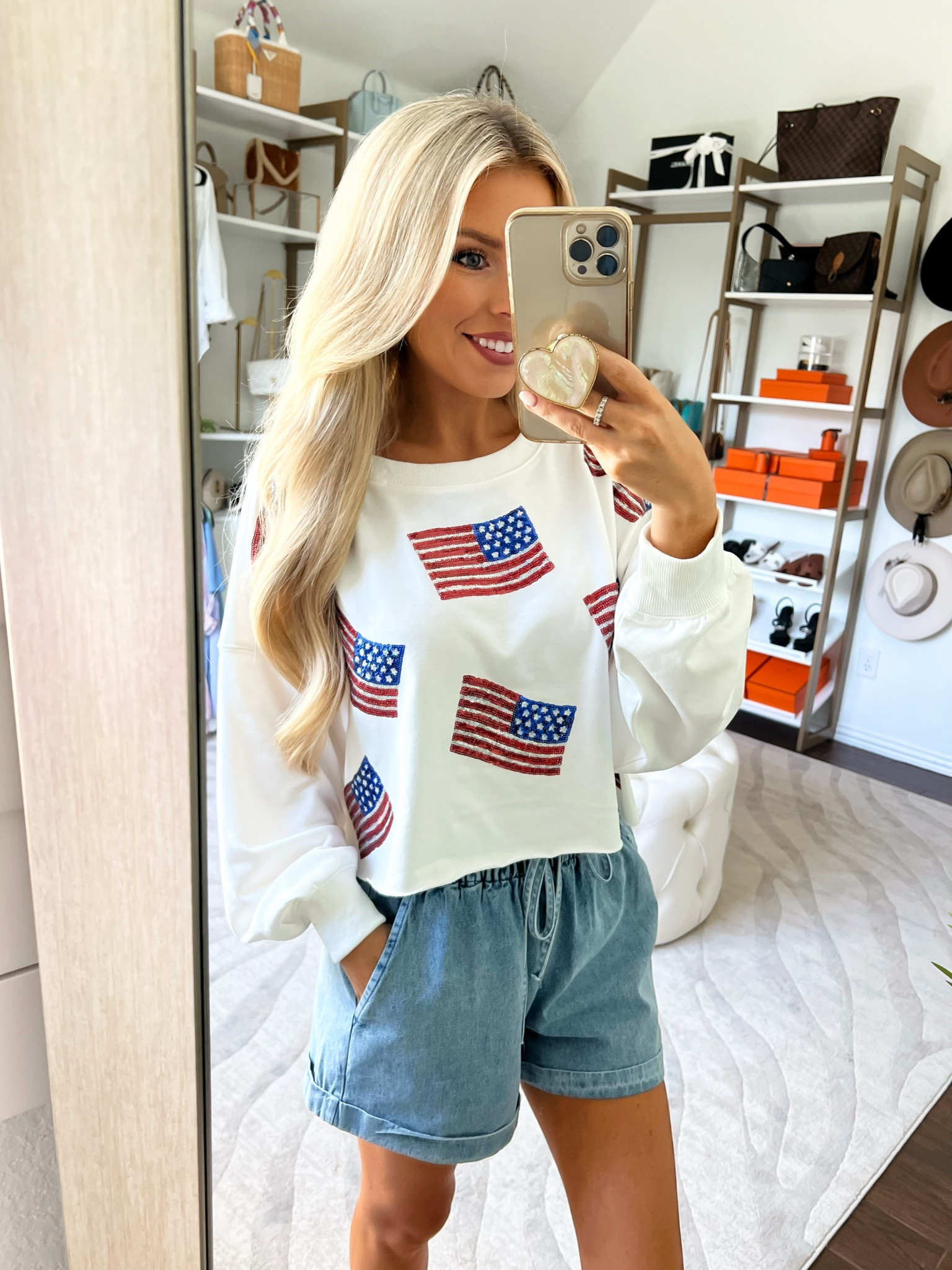 Macy20 for 20% off! Stars and Stripes. Red white and blue. Patriotic. American flag 