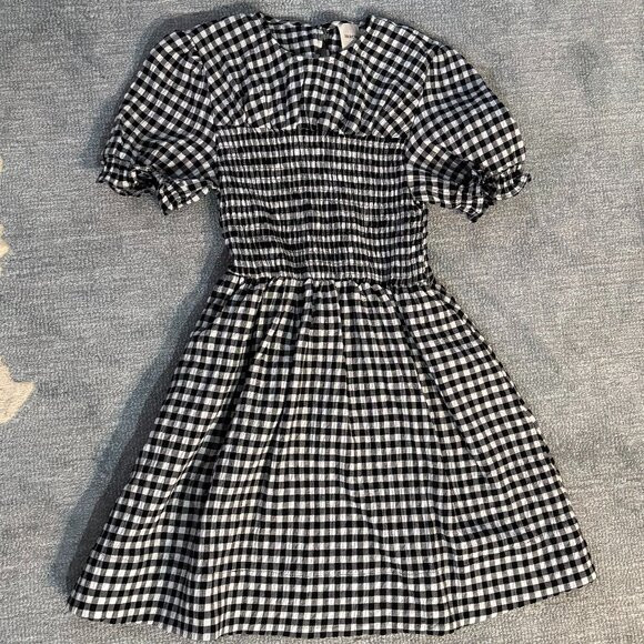 Maeve Puff-Sleeve Babydoll Mini Dress (XXS, NWT) | Poshmark