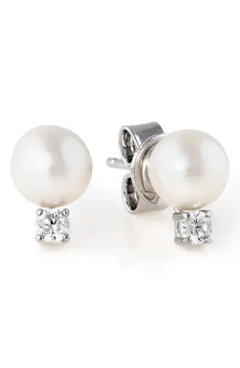 Crislu Cultured Pearl Stud Earrings | Nordstrom | Nordstrom