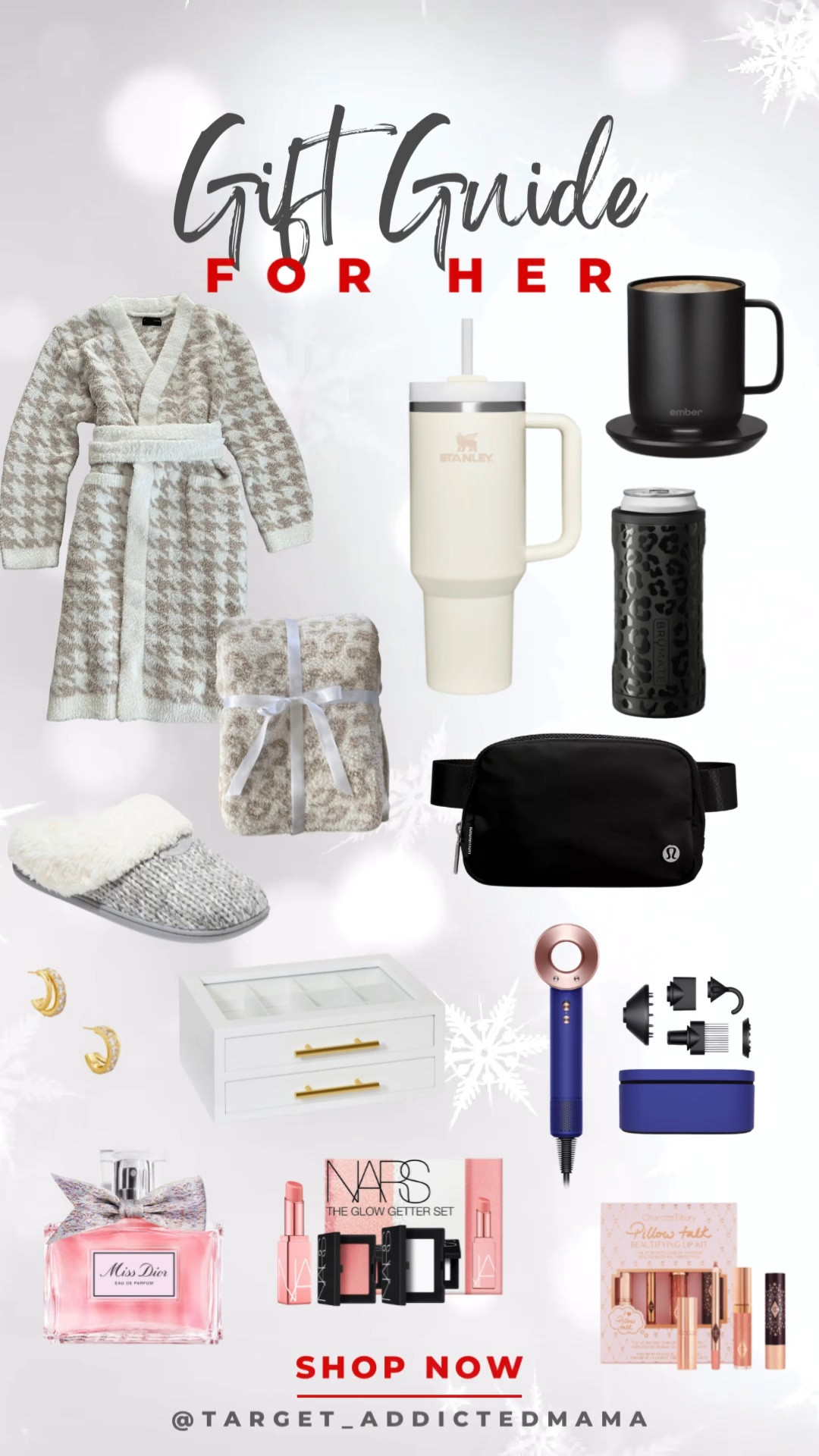 Gift Guide for Her
Holiday Guide
Christmas Gift Guide

#LTKHoliday #LTKCyberweek #LTKGiftGuide