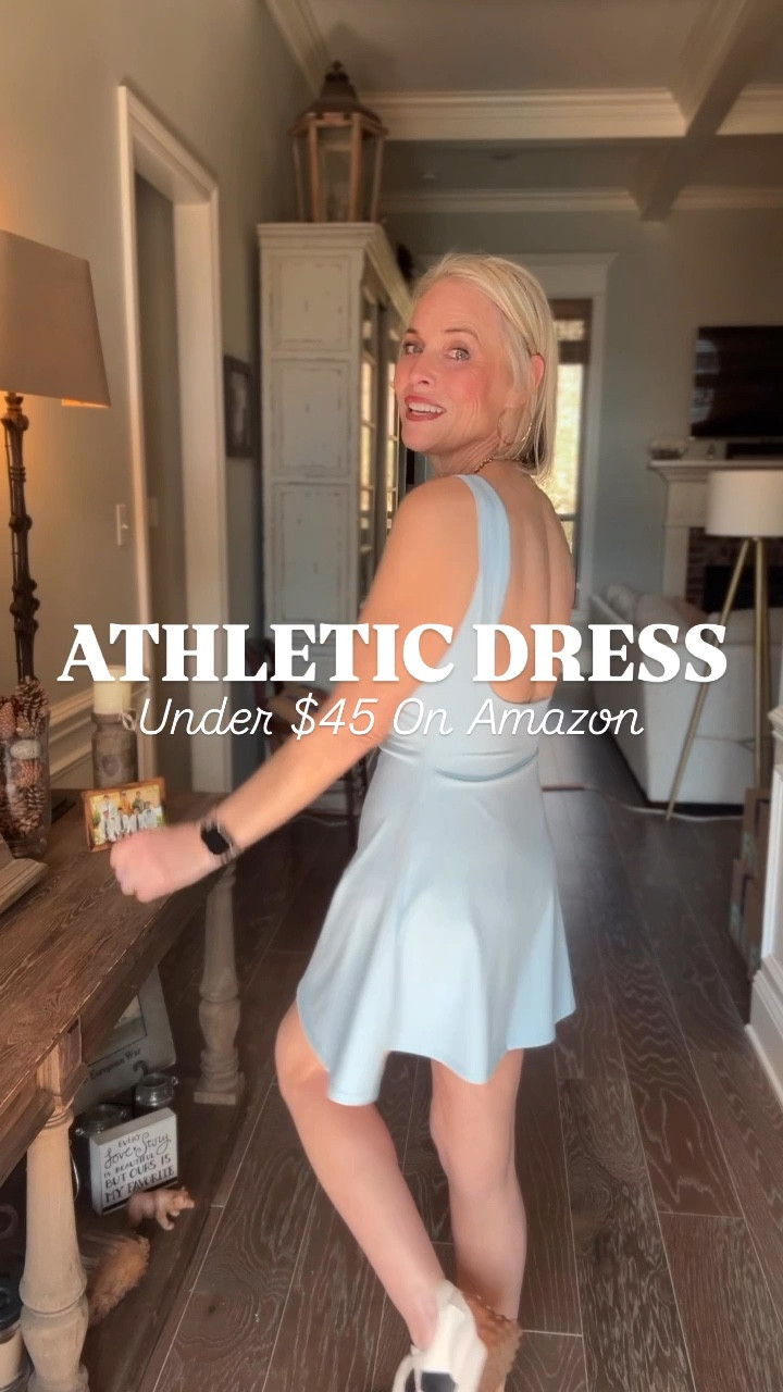 The perfect sporty-chic dress that goes beyond the court! This under-$45 Amazon find is stylish, comfortable, and so versatile.

✨ Why You’ll Love It:
✔️ Soft, breathable, and stretchy for all-day comfort
✔️ Built-in shorts with pockets for worry-free coverage
✔️ Chic boat neckline & flattering A-line skirt for a stylish, modest fit
✔️ Perfect for tennis, pickleball, Disney, errands, cruises, and more

Comes in 6 colors, sizes S-XL—a must-have for active days and beyond. Would you wear it? Let me know! ⬇️ 

#MidlifeStyle 
#FashionOver50 
#amazonfinds
#outfitinspiration 
#affordablefashion 
#outfitinspo
#laurenoggsgee
#over50style 
#lookalike
#shopltk
#ltkover50
#ltkover40
#lookforless
#getyourcolonoscopy


#LTKOver40 #LTKFindsUnder50 #LTKWatchNow