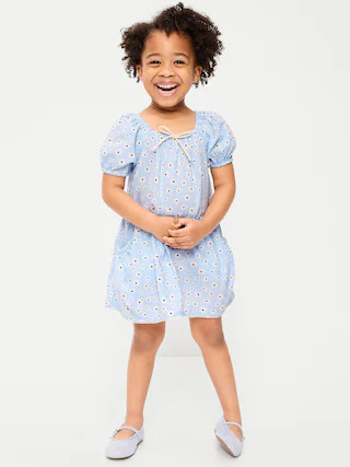 Printed Retro Swing Dress for Toddler Girls | Old Navy (CA)
