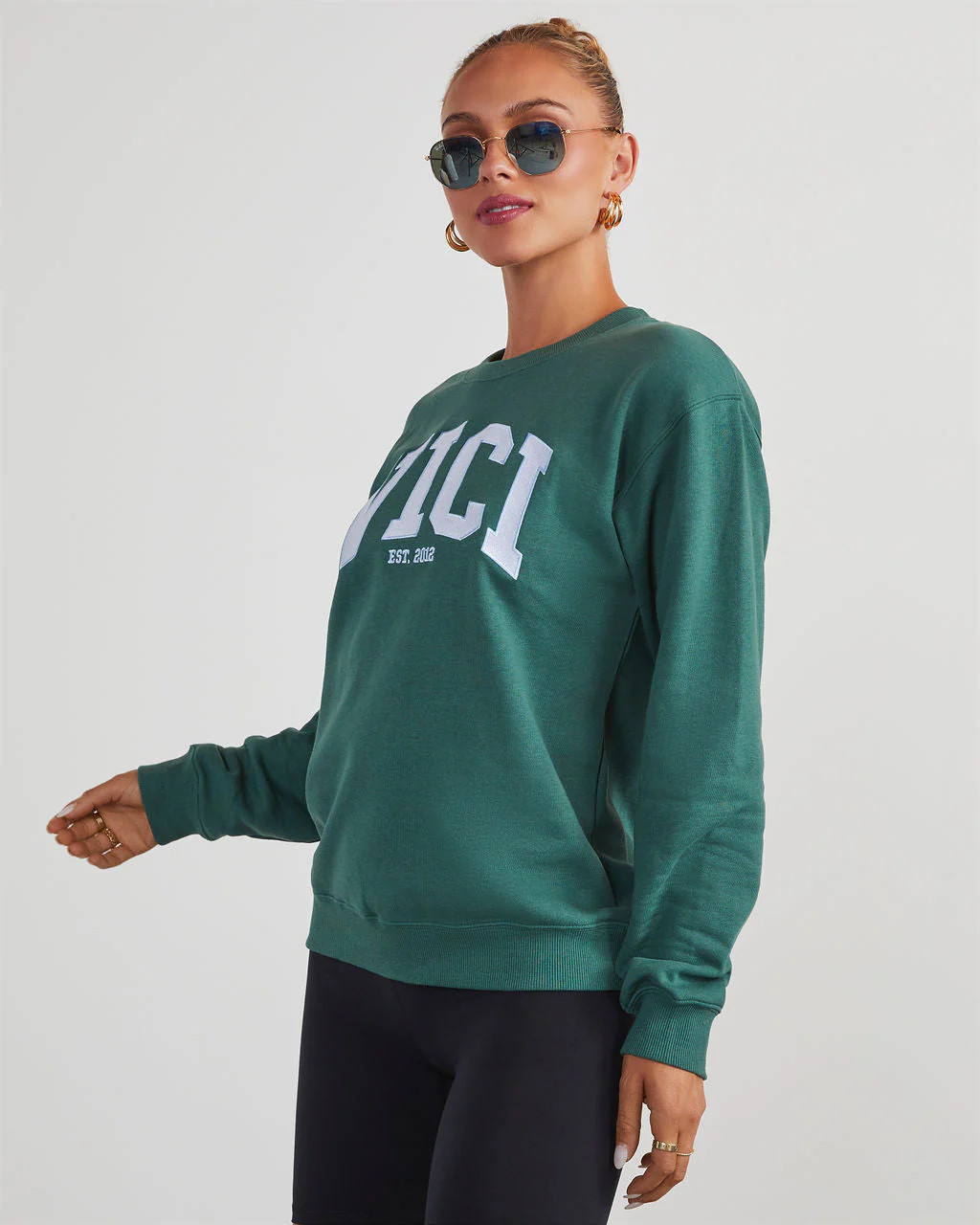 VICI Oversized Crew Neck Sweater | VICI
