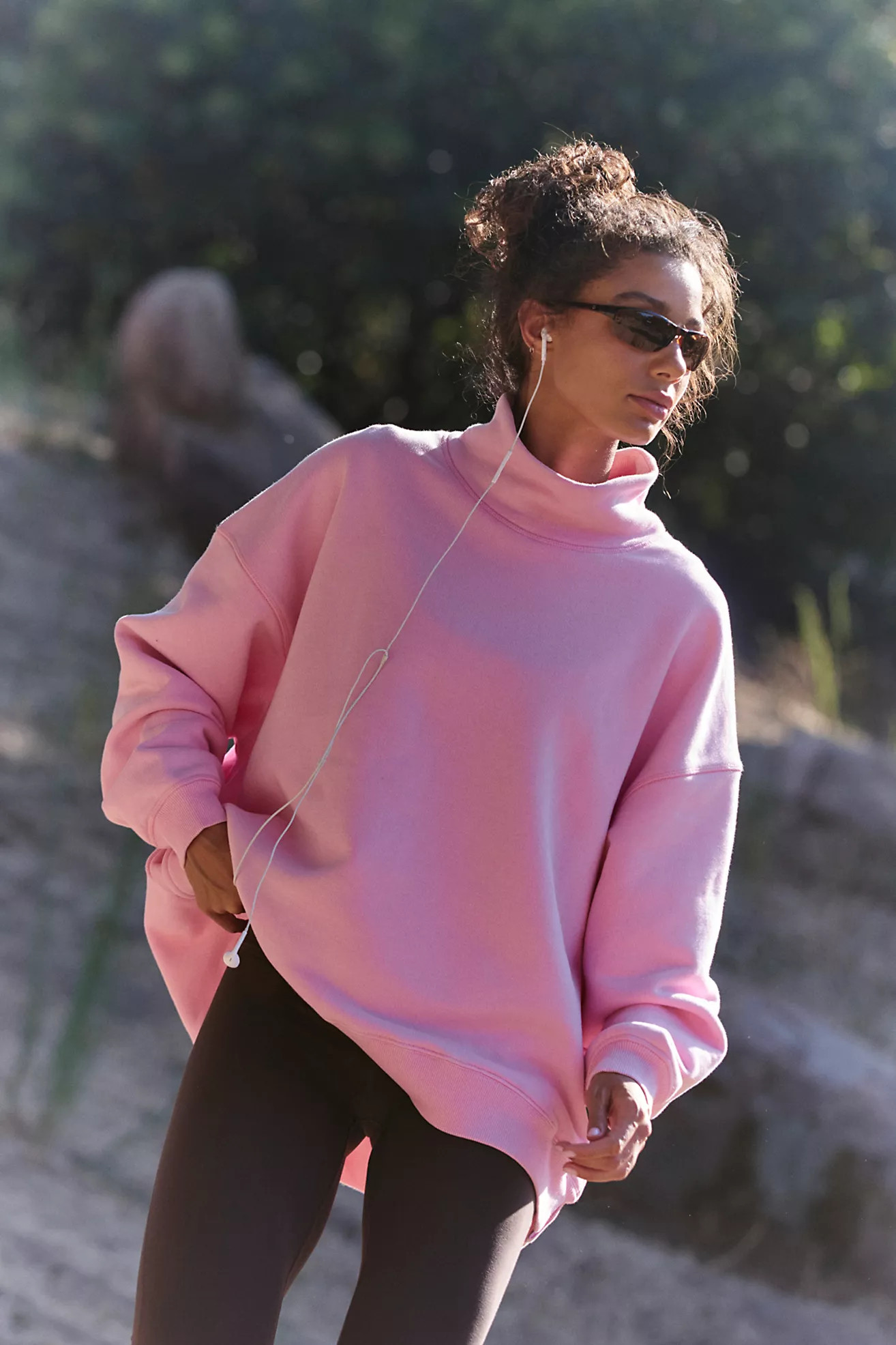 A Cut Above Mock Neck Pullover Sweatshirt | Free People (Global - UK&FR Excluded)