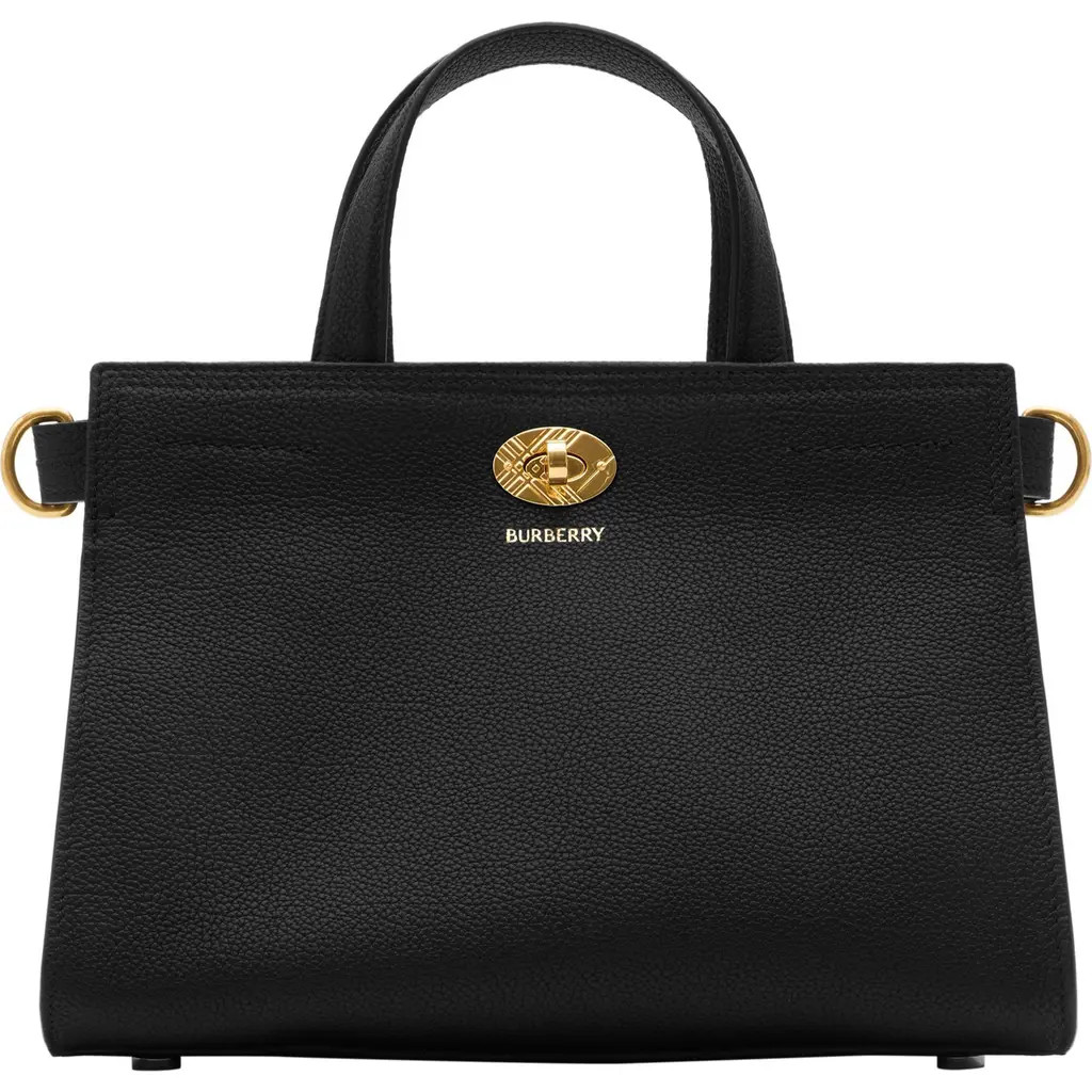 burberry Mini Cotswolds Leather Tote in Black at Nordstrom | Nordstrom