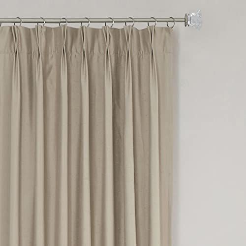TWOPAGES Linen Curtains Pinch Pleated Drape, 52 Inches Width x 96 Inches Length for Livingroom Room  | Amazon (US)
