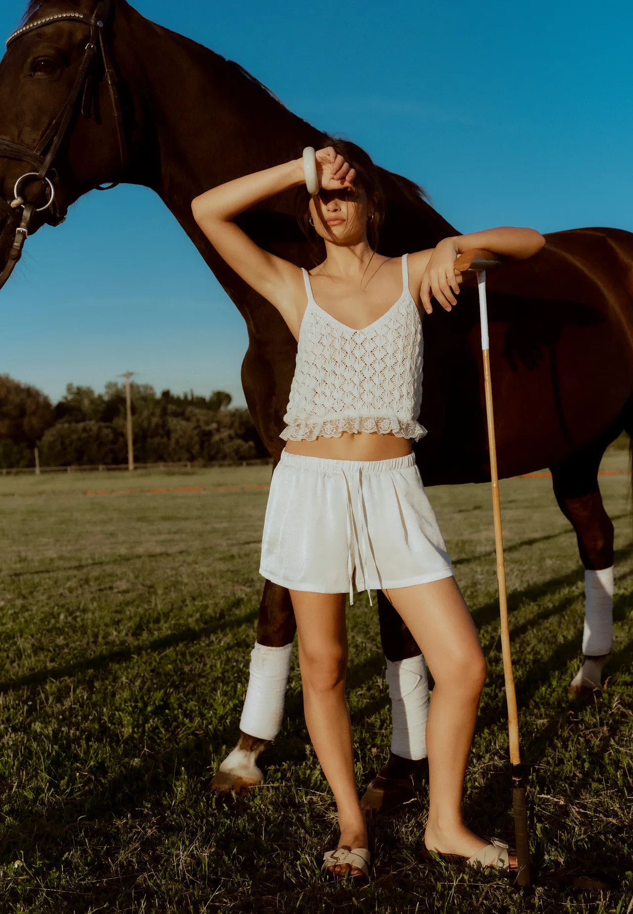 Satin finish shorts - Women's See all | Stradivarius United Kingdom | Stradivarius (UK)