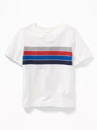 Chest-Stripe Crew-Neck Tee for Toddler Boys | Old Navy US