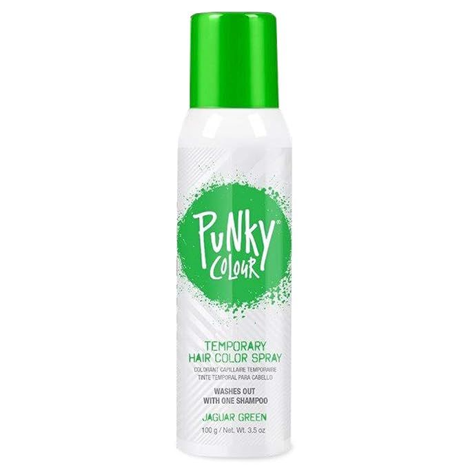 Punky, Temporary Hair Color Spray, Jaguar Green, Non-Sticky, Non-Damaging Hair Dye Instant Vivid ... | Amazon (US)