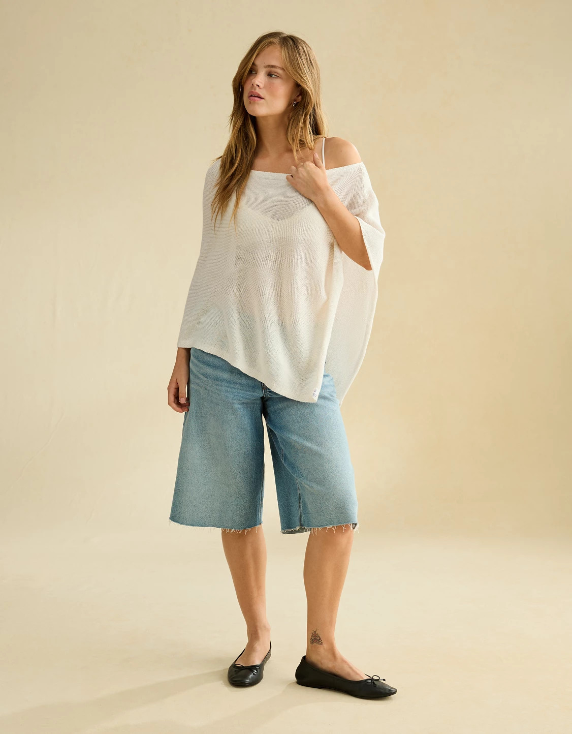 AE Jersey Sweater Poncho | American Eagle Outfitters (US & CA)