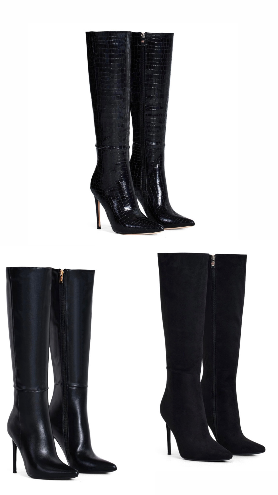 Found the perfect affordable dupe for my favorite black boots! These have all the style without breaking the bank. Perfect for pairing with any fall outfit. #LTKFind #LTKUnder50 #AffordableFashion