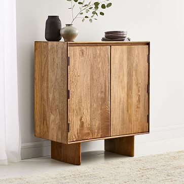 Anton Solid Wood Bar | West Elm (US)