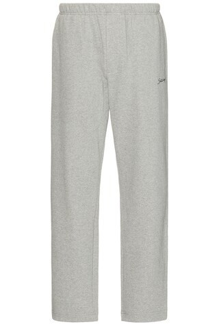 SATURDAYS NYC Signature Sweatpants in Heather Grey - Grey. Size L (also in ). | FWRD 