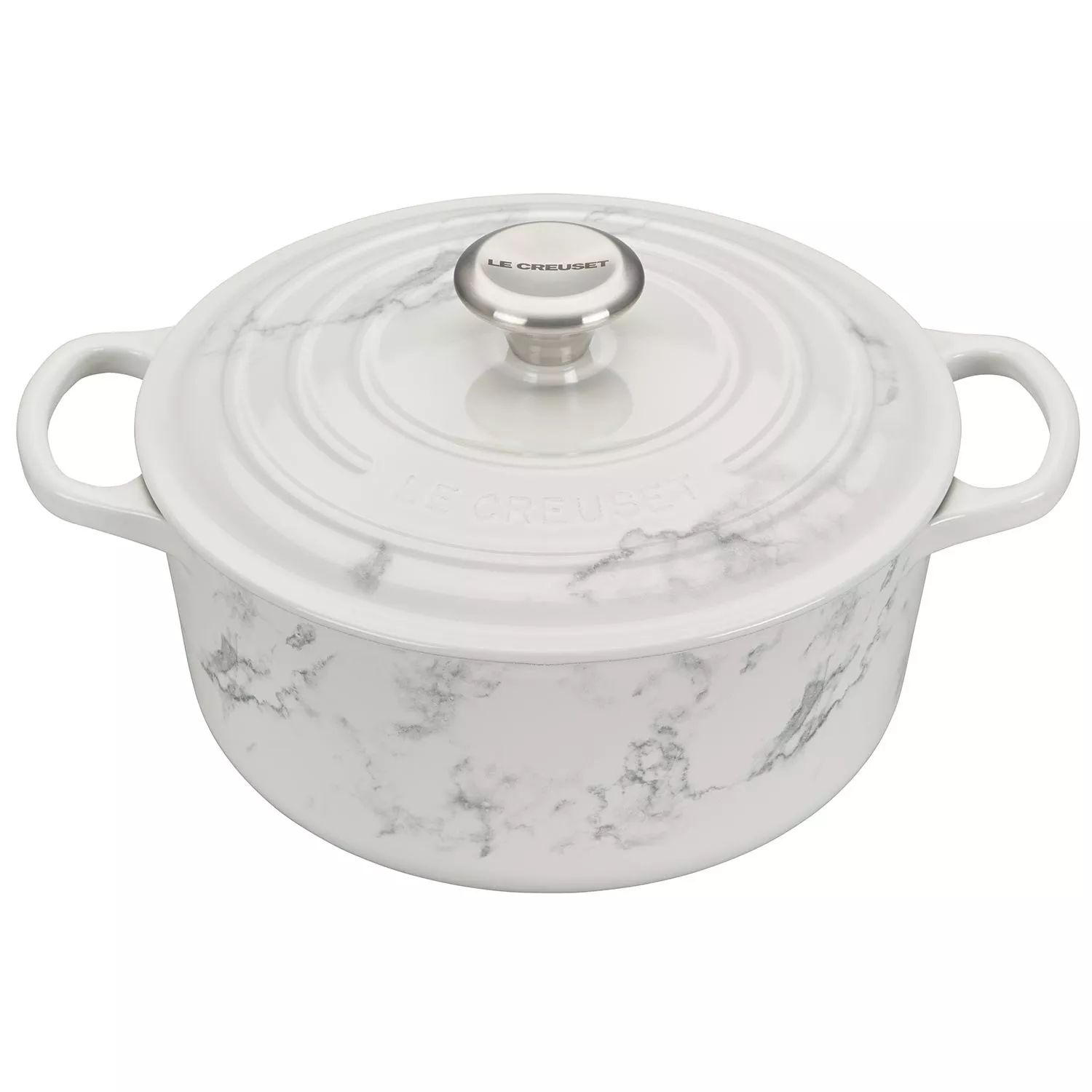 Le Creuset Signature Round Marble Dutch Oven, 4.5 qt. | Sur La Table | Sur La Table