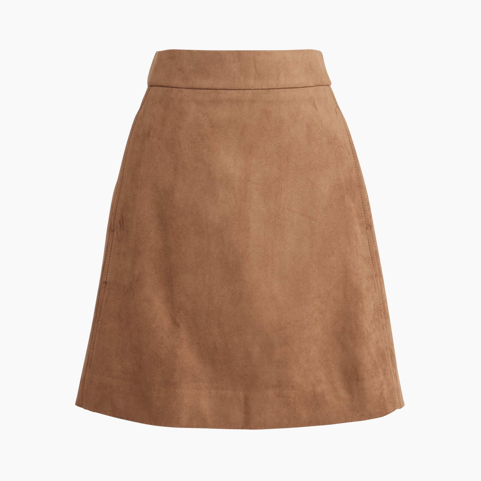 Faux-suede A-line mini skirt | J.Crew Factory