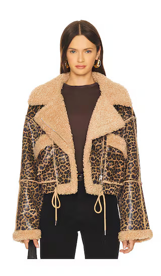 Bonded Moto Jacket in in The Shadows | Revolve Clothing (Global)