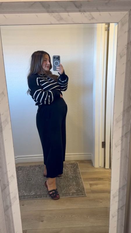 Grab these lounge pants and I promise you, they’ll become your new favorite! 

Sweater: Small, size up for oversize fit
Pants: Medium, 22 inch length 

Best lounge pants, wide leg pants, petite pants, maternity pants, petite style, crop sweater, maternity outfit, petite fashion 

#LTKFindsUnder50 #LTKStyleTip #LTKBump