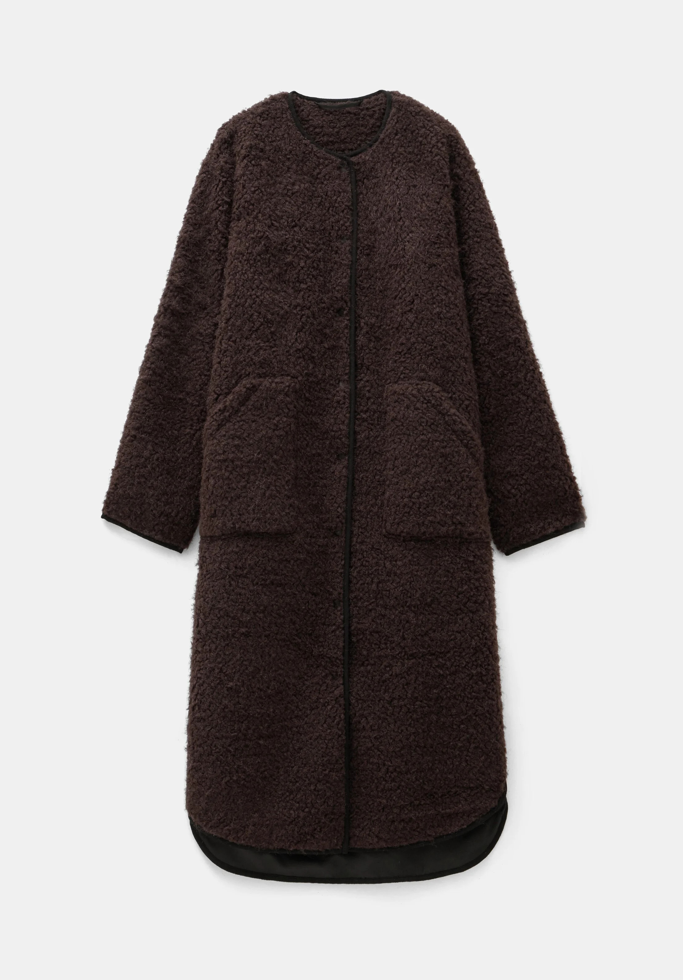 Longline Faux Fur Coat | Hush UK