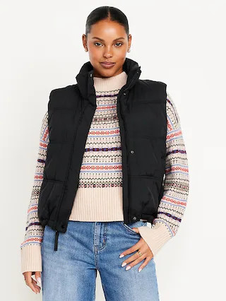 Water-Resistant Puffer Vest | Old Navy (CA)