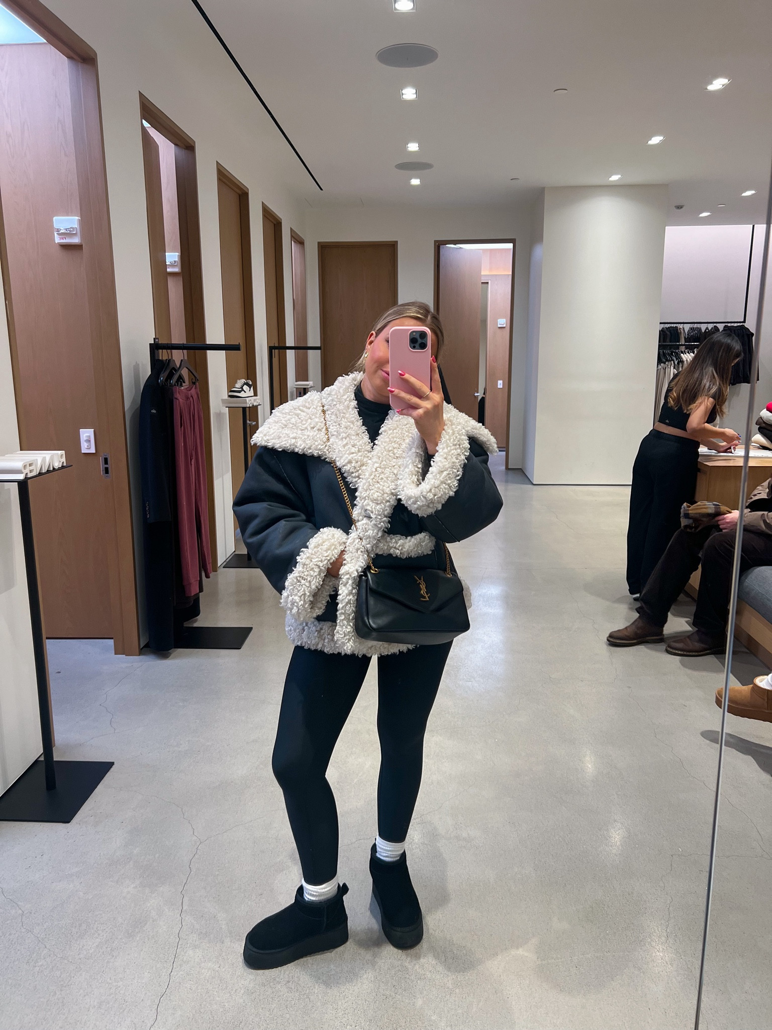 Obsessed with this coat — side down!! It runs huge. These are also my fav little black boots from Amazon!! 

#LTKHoliday #LTKSaleAlert #LTKStyleTip