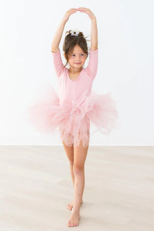 Vintage Pink 3/4 Tutu Leotard | Mila and Rose