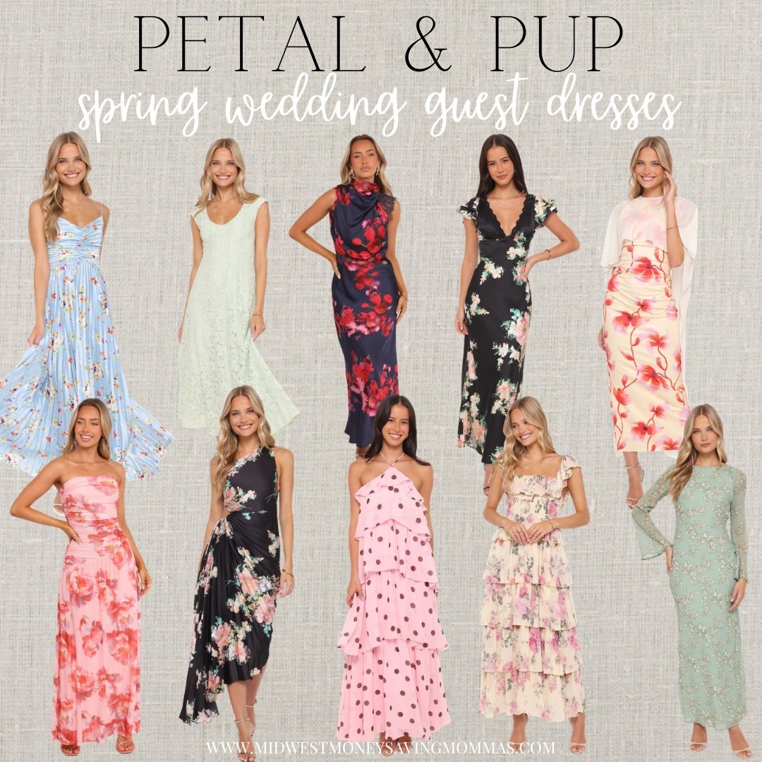 Spring wedding guest dresses 

Petal & Pup  wedding guest outfit  floral dress. Maxi dress  spring dress  summer wedding guest dress 

#LTKgrwm #LTKmomlife #LTKWedding